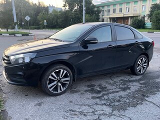 2021 Lada (ВАЗ) Vesta I, чёрный, 900000 рублей, вид 5