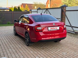 2017 Skoda Rapid I Рестайлинг, красный, 917000 рублей, вид 5