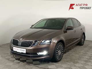 2017 Skoda Octavia III (A7) Рестайлинг, коричневый, 1860000 рублей, вид 3