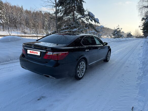 2009 Lexus LS 460 L IV Рестайлинг, чёрный - вид 5