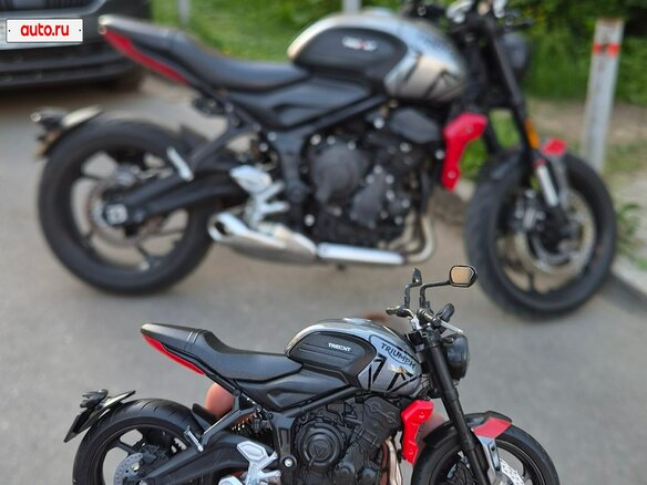 2021 Triumph Trident 660, серый, 820000 рублей - вид 3