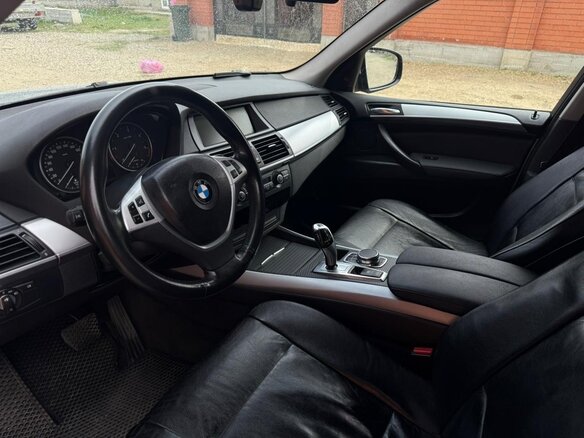 2009 BMW X5 30d II (E70), серебристый, 1850000 рублей - вид 5