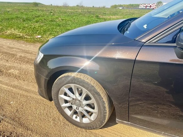 2014 Audi A3 III (8V), коричневый, 1300000 рублей - вид 6