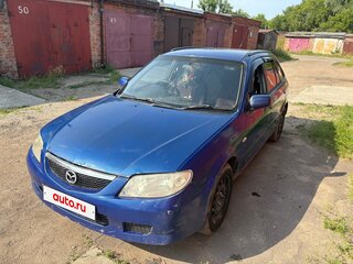 2002 Mazda Familia S-Familia S-Wagon VIII (BJ), синий, 185000 рублей, вид 1