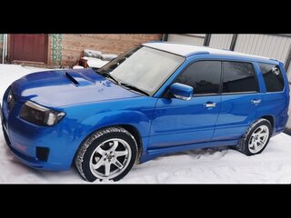 2007 Subaru Forester II Рестайлинг, синий, 970000 рублей, вид 4