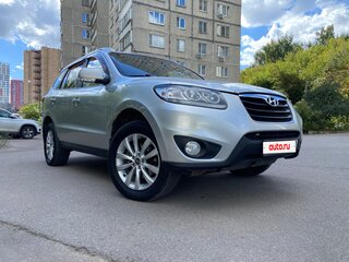 2010 Hyundai Santa Fe II Рестайлинг, серебристый, 870000 рублей, вид 3