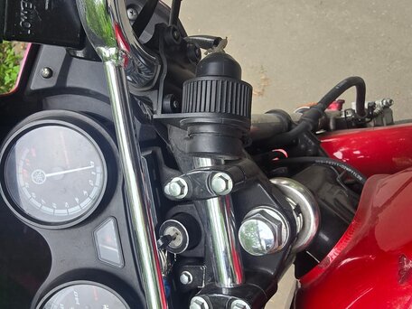 2012 Yamaha YBR125, красный, 100000 рублей, вид 3
