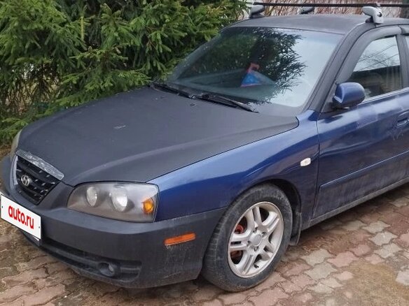 2004 Hyundai Elantra III (XD2) Рестайлинг, синий, 280000 рублей - вид 2