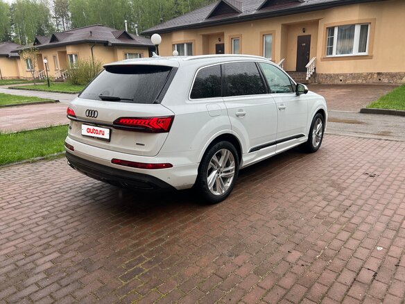 2021 Audi Q7 45 TFSI II (4M) Рестайлинг, белый - вид 11