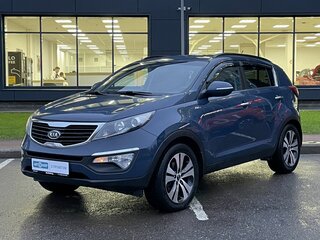 2012 Kia Sportage III, синий, 1375000 рублей, вид 1