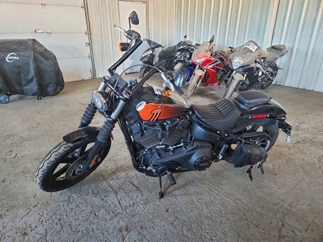 2022 Harley-Davidson Street Bob, чёрный, 759855 рублей, вид 3
