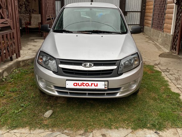 2012 Lada (ВАЗ) Granta I, серебристый, 300000 рублей - вид 1