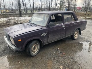 2002 Lada (ВАЗ) 2107, фиолетовый, 105000 рублей, вид 5
