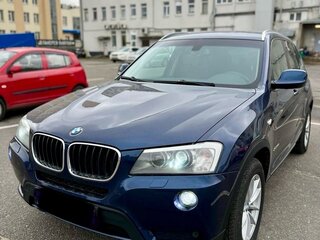 2014 BMW X3 20i xDrive II (F25), синий, 1850000 рублей, вид 1