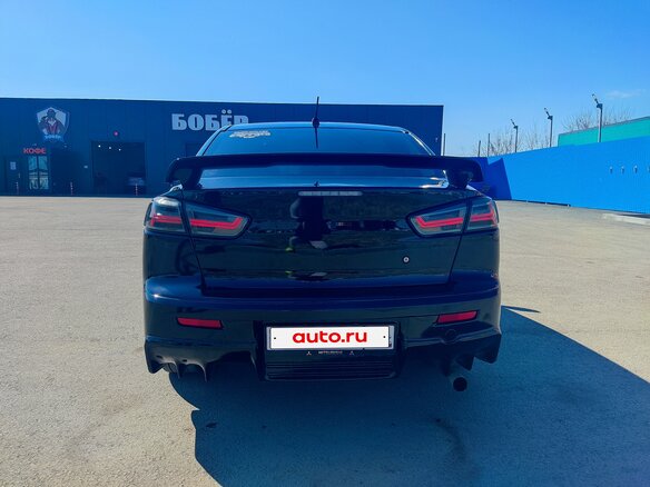 2007 Mitsubishi Lancer X, чёрный, 650000 рублей - вид 3