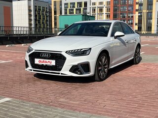 2021 Audi A4 40 TFSI V (B9) Рестайлинг, белый, 2904189 рублей, вид 4