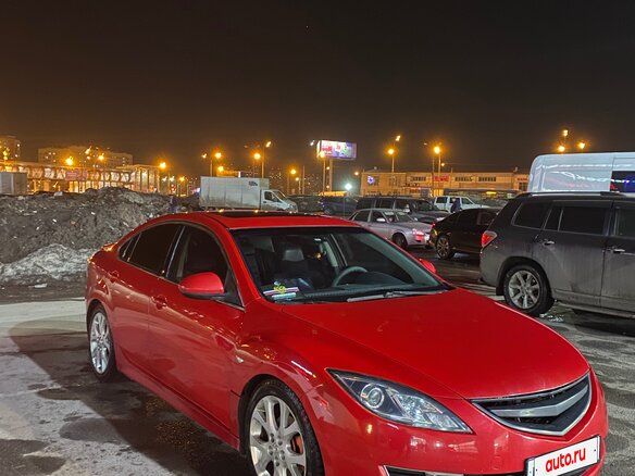 2007 Mazda 6 II (GH), красный, 625000 рублей - вид 1