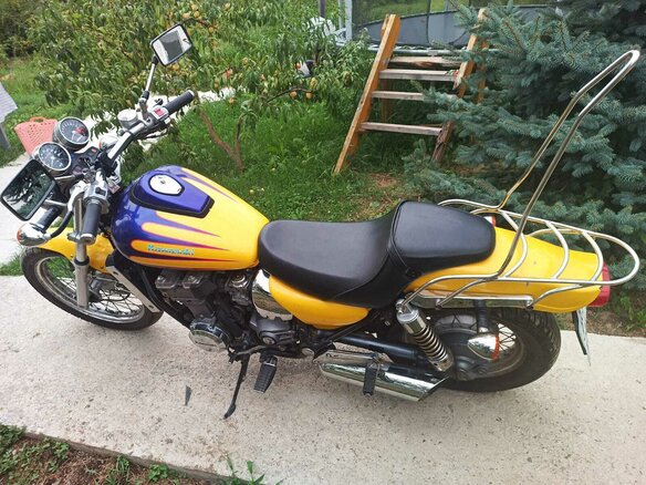 1993 Kawasaki ZL400 Eliminator, жёлтый, 220000 рублей - вид 7