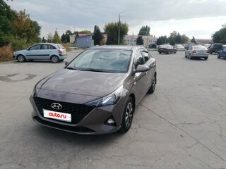 2021 Hyundai Solaris II Рестайлинг, серый, 1640000 рублей, вид 3