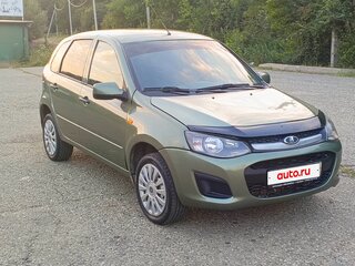 2013 Lada (ВАЗ) Kalina II, зелёный, 365000 рублей, вид 4