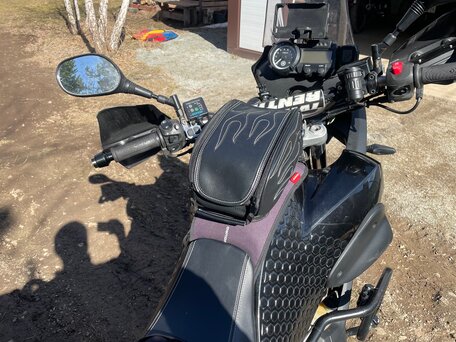 2008 Yamaha XT660Z Tenere, чёрный, 649000 рублей, вид 4