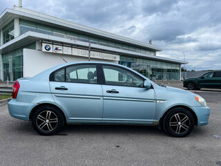 2008 Hyundai Verna II, голубой, 329000 рублей, вид 4