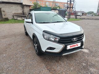 2020 Lada (ВАЗ) Vesta SW Cross I, белый, 1050000 рублей, вид 3