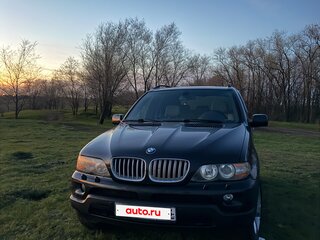 2004 BMW X5 3.0i I (E53) Рестайлинг, чёрный, 1300000 рублей, вид 1
