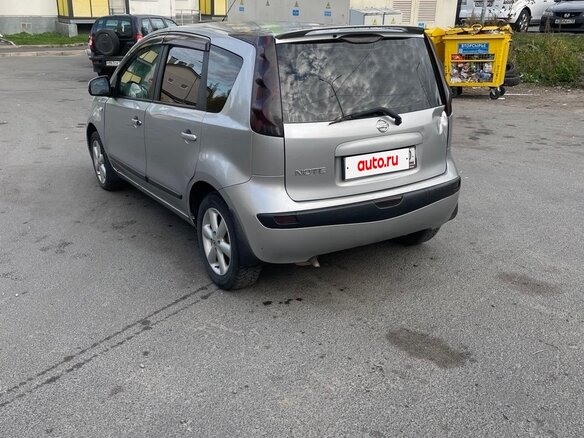 2007 Nissan Note I, серебристый, 320000 рублей - вид 6