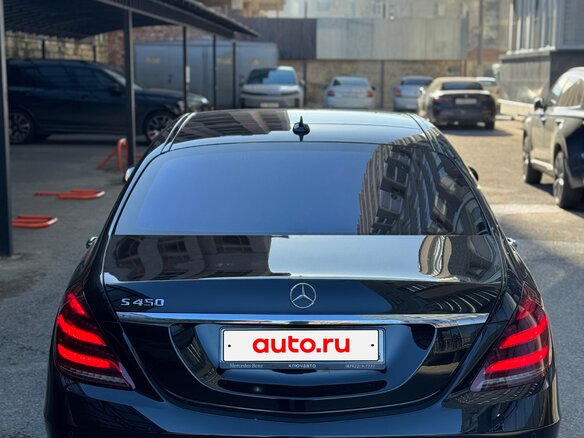 2018 Mercedes-Benz S-Класс 450 Long VI (W222, C217) Рестайлинг, чёрный, 4500000 рублей - вид 5