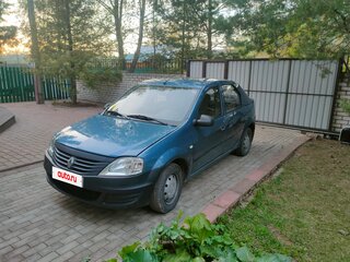 2011 Renault Logan I Рестайлинг, синий, 500000 рублей, вид 1