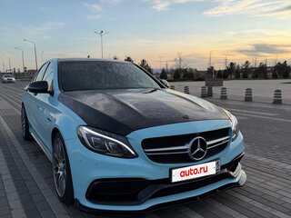 2015 Mercedes-Benz C-Класс AMG 63 AMG IV (W205), чёрный, 3700000 рублей, вид 4