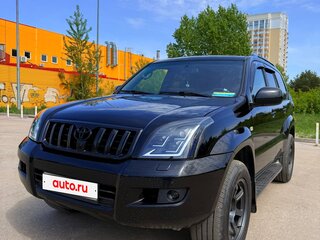2005 Toyota Land Cruiser Prado 5-speed 120 Series, чёрный, 1500000 рублей, вид 1