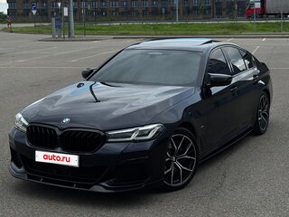 2021 BMW 5 серии Long 530Li VII (G30/G31/G38) Рестайлинг, синий, 4850000 рублей, вид 3