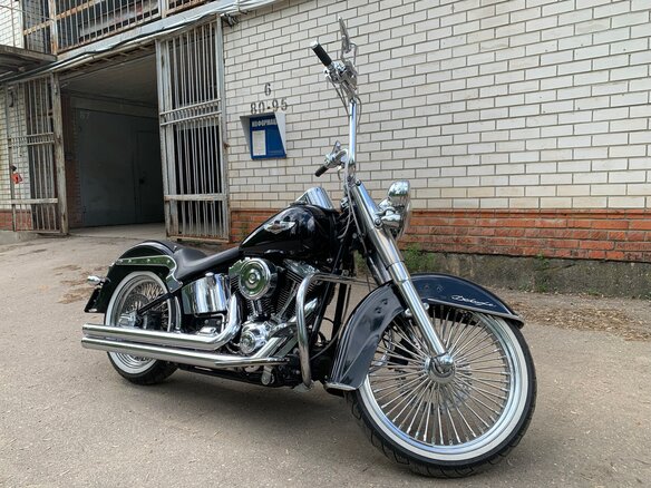 2007 Harley-Davidson Softail Deluxe, чёрный, 1480000 рублей - вид 5