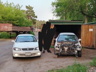 2000 Nissan Bluebird Sylphy I (G10), белый, 450000 рублей, вид 2