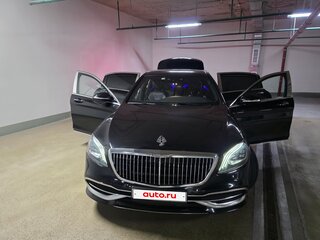 2019 Mercedes-Benz S-Класс 450 Long VI (W222, C217) Рестайлинг, чёрный, 8000000 рублей, вид 2