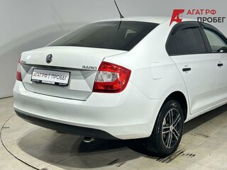 2014 Skoda Rapid I, белый, 640000 рублей, вид 3