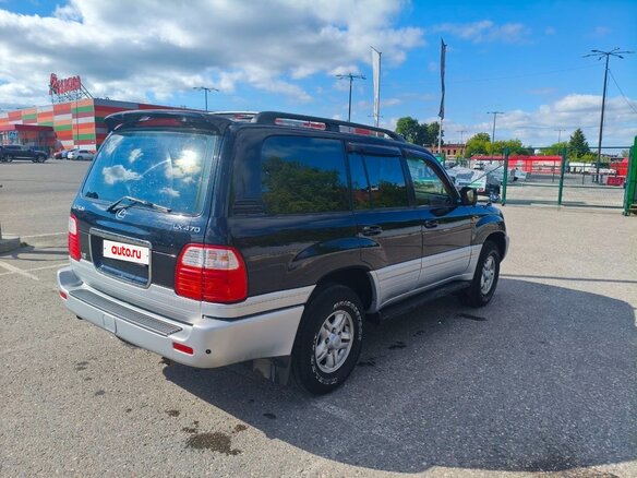 1999 Lexus LX 470 II, чёрный - вид 3