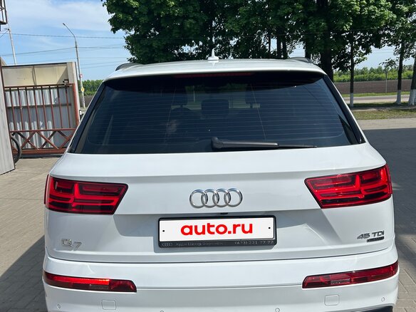 2019 Audi Q7 II (4M), белый, 4200000 рублей - вид 2