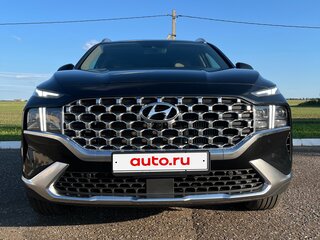 2021 Hyundai Santa Fe IV Рестайлинг, чёрный, 3398500 рублей, вид 3