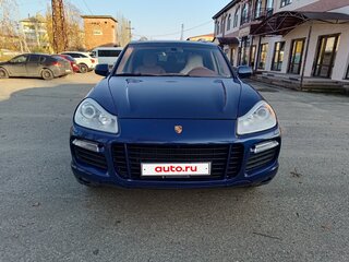 2007 Porsche Cayenne Turbo I Рестайлинг (957), синий, 1240000 рублей, вид 2