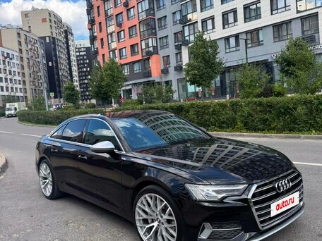 2019 Audi A6 45 TDI V (C8), чёрный, 4250000 рублей, вид 2