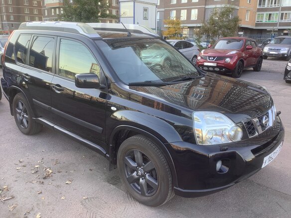 2008 Nissan X-Trail II, чёрный, 839000 рублей