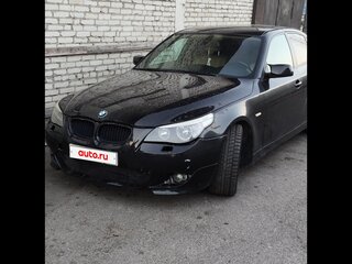 2003 BMW 5 серии 520i V (E60/E61), чёрный, 700000 рублей, вид 4