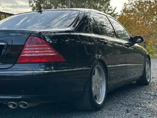 2003 Mercedes-Benz S-Класс 600 Long IV (W220) Рестайлинг, чёрный, 780000 рублей, вид 3