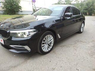 2018 BMW 5 серии 520d xDrive VII (G30/G31/G38), чёрный, 3266000 рублей, вид 2