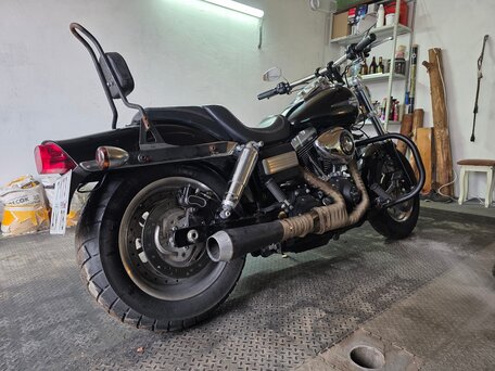 2013 Harley-Davidson Fat Bob, чёрный, 850000 рублей, вид 4