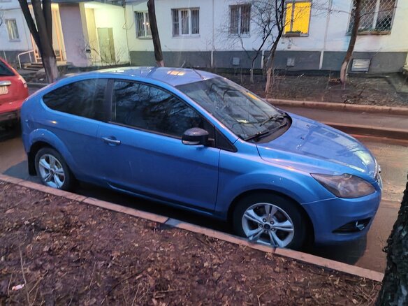 2008 Ford Focus II Рестайлинг, голубой, 650000 рублей - вид 1