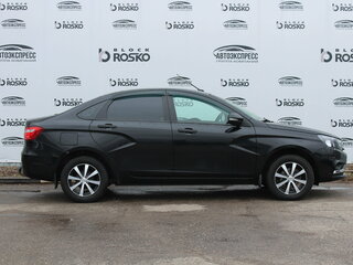2021 Lada (ВАЗ) Vesta I, чёрный, 930000 рублей, вид 4
